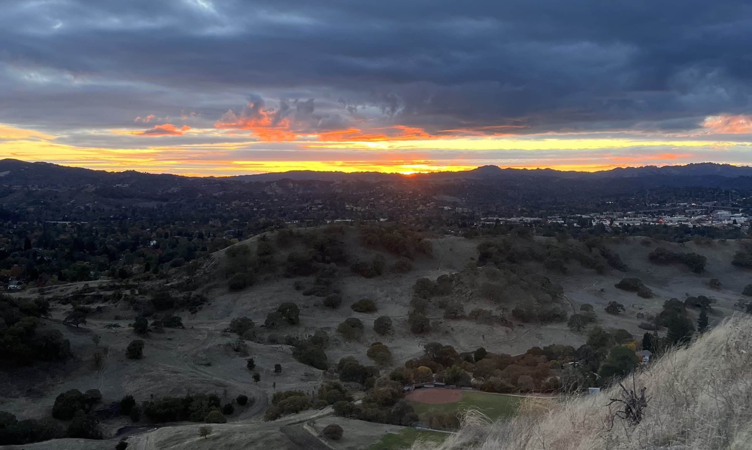 View of Orinda at Sunset
